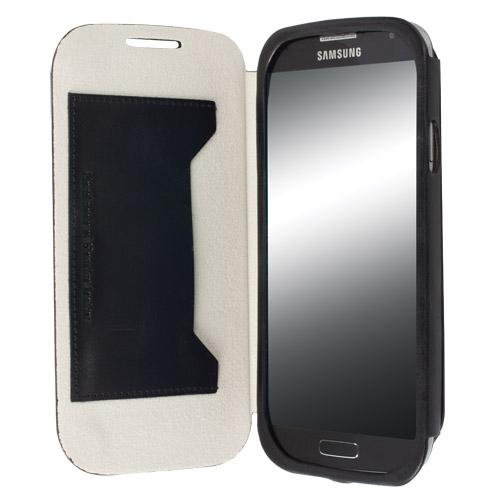 Калъф от естествена кожа за Samsung Galaxy S4 i9500 - Krusell Kiruna FlipCover (черен) | JAR Computers Калъф от естествена кожа за Samsung Galaxy S4 i9500 - Krusell Kiruna FlipCover (черен)