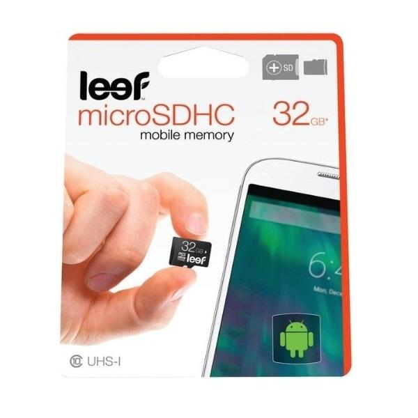 Карта памет 32GB + SD преходник - Leef microSDHC Card UHS-1 32GB, Class10 | JAR Computers Карта памет 32GB + SD преходник - Leef microSDHC Card UHS-1 32GB, Class10