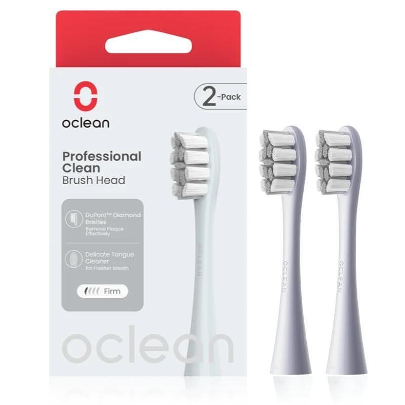 Накрайник за четки за зъби Oclean Professional clean -2 pack Silver P1C9-N