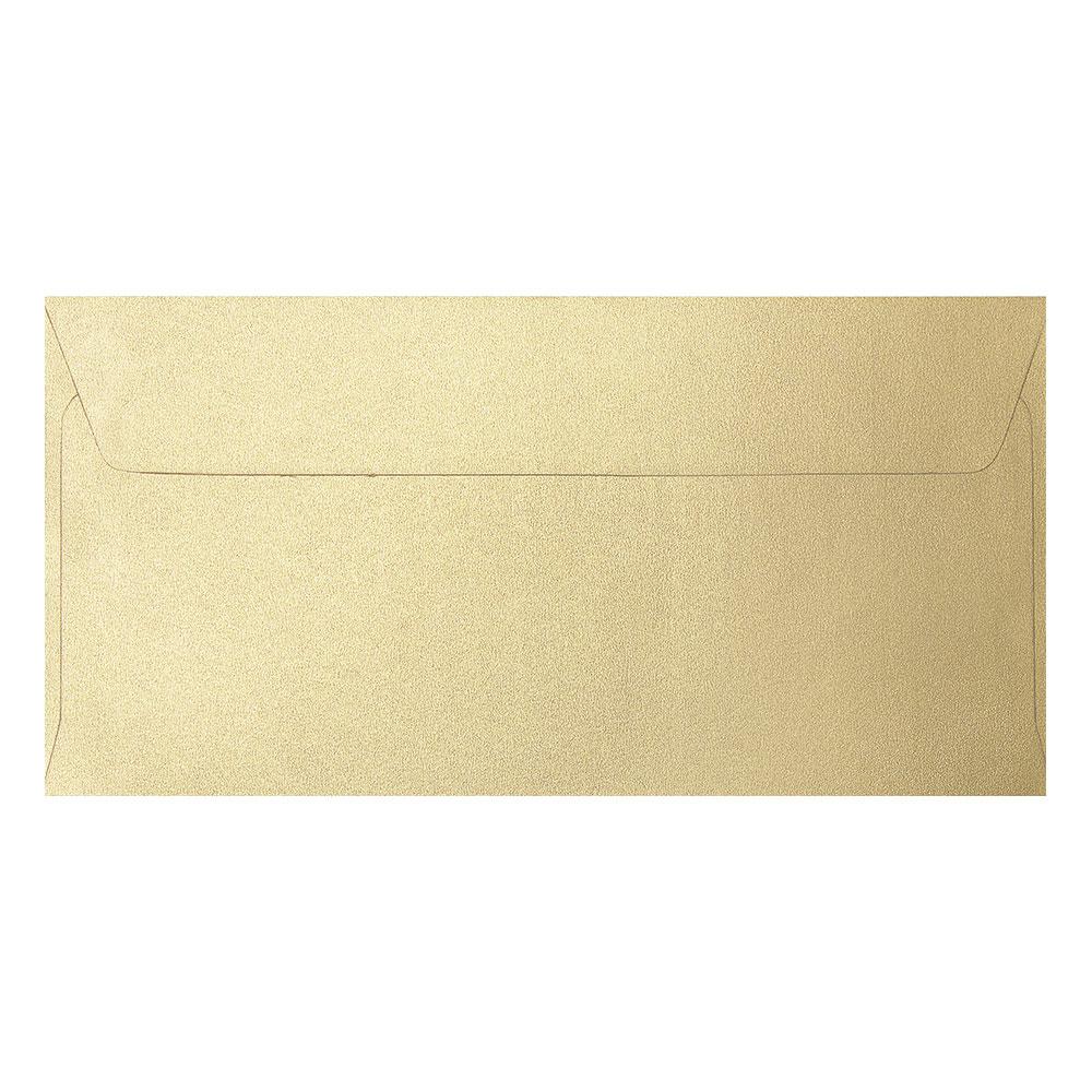 Плик DL 120гр перлено злато 10бр