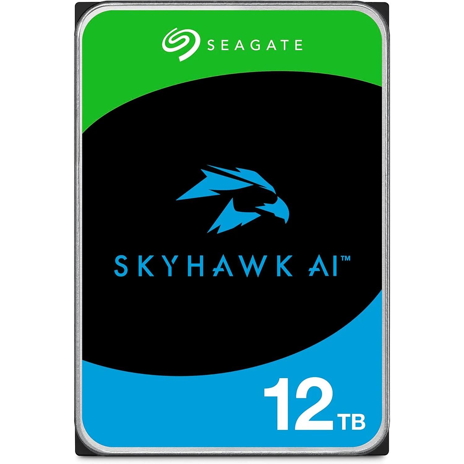 SEAGATE Surveillance Video Optimized AI Skyhawk 12TB HDD SATA 6Gb / s 512MB cache 3.5inch CMR Helium -  (К)  - ST12000VE003 | JAR Computers SEAGATE Surveillance Video Optimized AI Skyhawk 12TB HDD SATA 6Gb / s 512MB cache 3.5inch CMR Helium -  (К)  - ST12000VE003