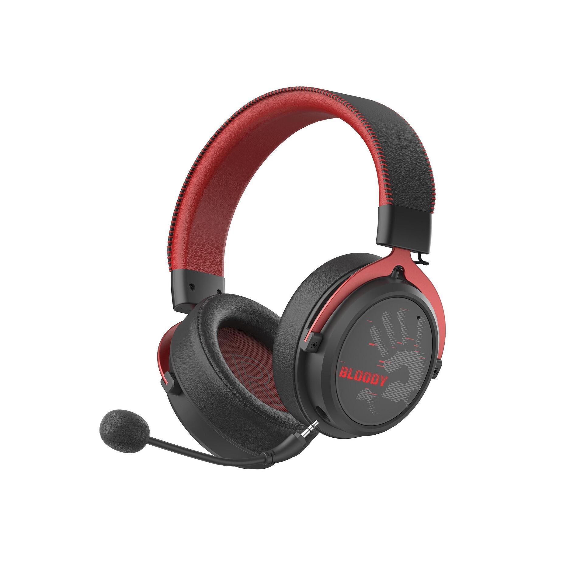Слушалки с микрофон A4TECH Bloody МR-590 Червени , Bluetooth , OVER-EAR