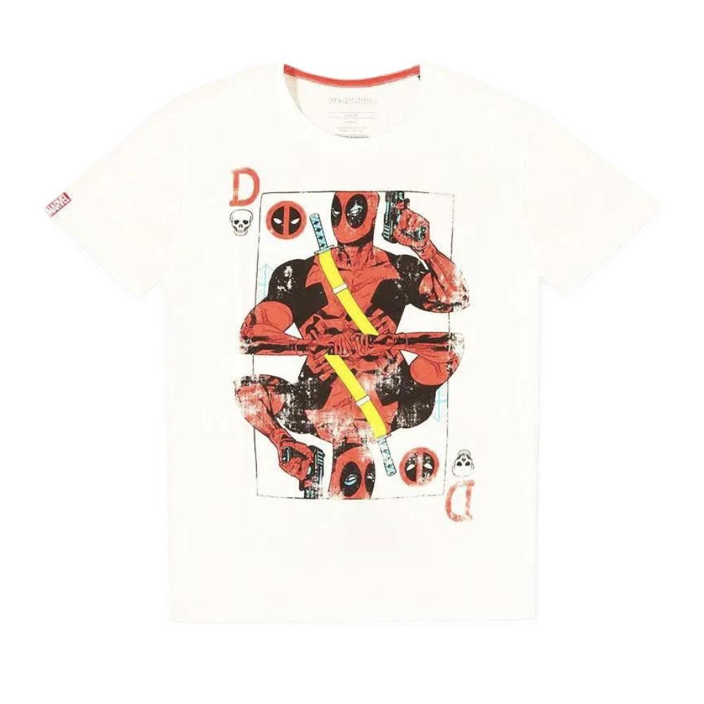 Тениска Bioworld Difuzed Deadpool - Card White T-Shirt, Size S