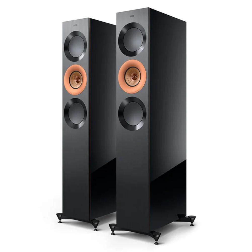 Тонколони KEF Reference 3 Meta - черен гланц/медени