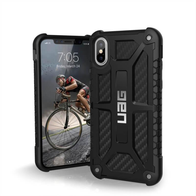 Удароустойчив хибриден кейс за iPhone XS Max - Urban Armor Gear Monarch Case (черен-карбон) | JAR Computers Удароустойчив хибриден кейс за iPhone XS Max - Urban Armor Gear Monarch Case (черен-карбон)
