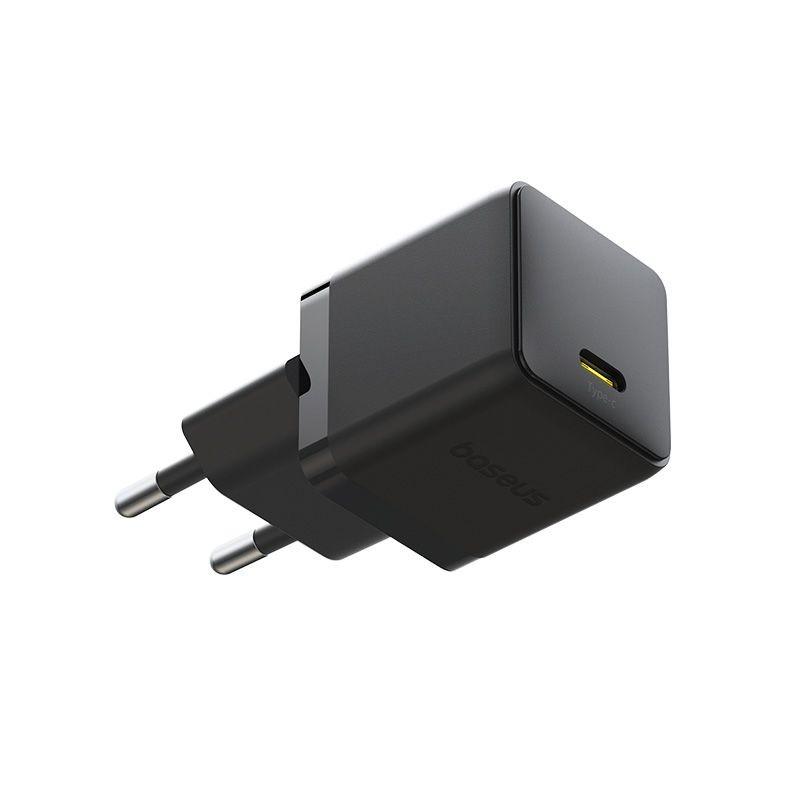 Захранване за ел. мрежа с USB-C изход с технология за бързо зареждане - Baseus Palm USB-C PD Wall Charger 30W (P10111605113-00) (черен) | JAR Computers Захранване за ел. мрежа с USB-C изход с технология за бързо зареждане - Baseus Palm USB-C PD Wall Charger 30W (P10111605113-00) (черен)