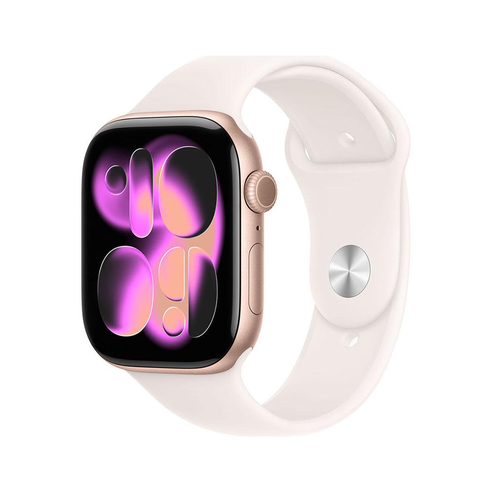 Apple Watch S11 GPS 42mm Rose Gold Aluminium Case with Light Blush Sport Band - S/M (Demo) | JAR Computers Apple Watch S11 GPS 42mm Rose Gold Aluminium Case with Light Blush Sport Band - S/M (Demo)