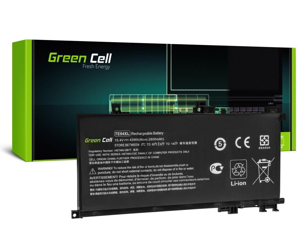 Батерия за лаптоп HP Omen 15-AX 15-AX052NW 15-AX204NW 15-AX205NW 15-AX212NW 15-AX213NW Pavilion 15-BC050NW TE04XL 15,4V  2800mAh GREEN CELL | JAR Computers Батерия за лаптоп HP Omen 15-AX 15-AX052NW 15-AX204NW 15-AX205NW 15-AX212NW 15-AX213NW Pavilion 15-BC050NW TE04XL 15,4V  2800mAh GREEN CELL
