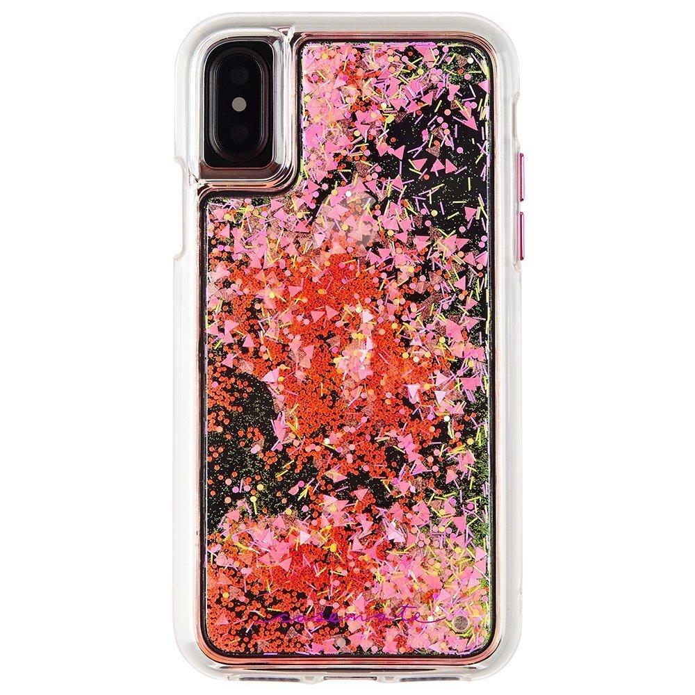 Дизайнерски кейс с висока защита за Apple iPhone XS, iPhone X - CaseMate Glow Waterfall Case (розов) | JAR Computers Дизайнерски кейс с висока защита за Apple iPhone XS, iPhone X - CaseMate Glow Waterfall Case (розов)