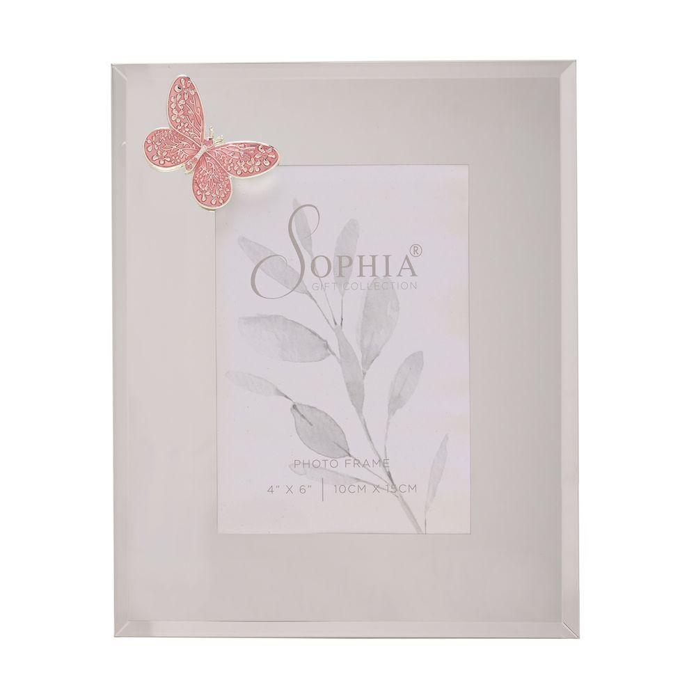 Фоторамка Sophia Pink Butterfly 10 x 15 см | JAR Computers Фоторамка Sophia Pink Butterfly 10 x 15 см