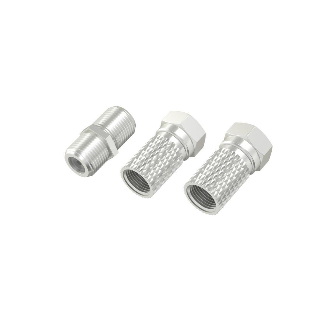 Hama 00305119 коаксиален конектор F тип 3 броя | JAR Computers Hama 00305119 коаксиален конектор F тип 3 броя
