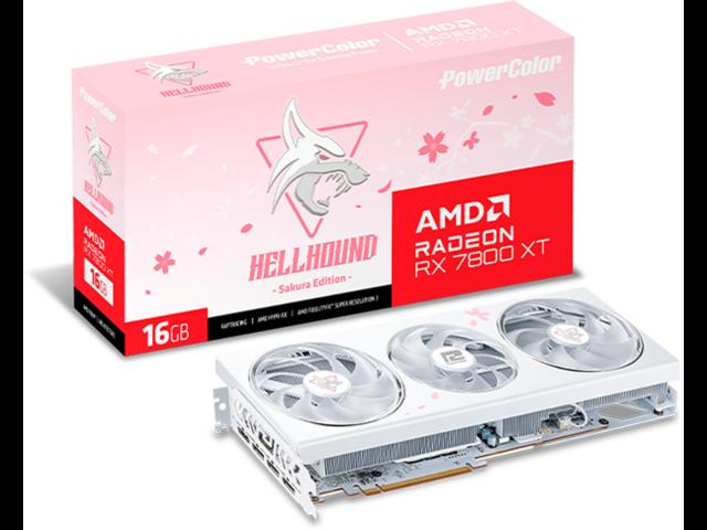 Hellhound Sakura AMD Radeon RX 7800 XT 16GB GDDR6