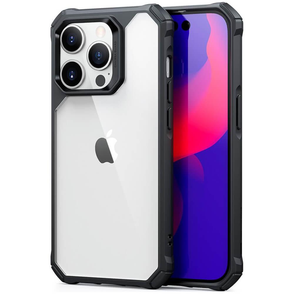 Хибриден удароустойчив кейс за iPhone 14 Pro Max - ESR Air Armor Case (черен-прозрачен) | JAR Computers Хибриден удароустойчив кейс за iPhone 14 Pro Max - ESR Air Armor Case (черен-прозрачен)