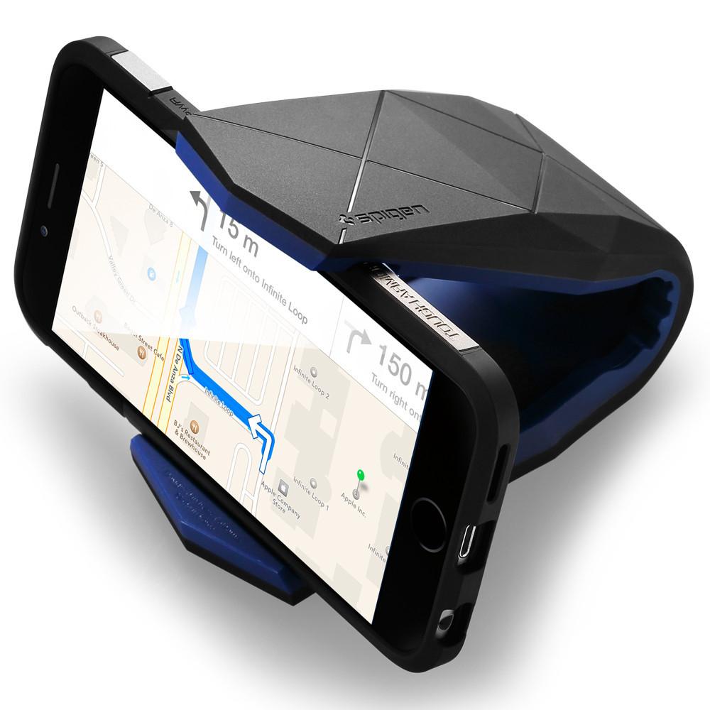 Иновативна универсална поставка за кола за смартфони - Spigen Stealth Universal Car Holder (черна) | JAR Computers Иновативна универсална поставка за кола за смартфони - Spigen Stealth Universal Car Holder (черна)