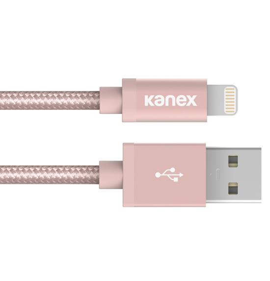 Кабел за iPhone 6, iPhone 6 Plus, iPad и iPod с Lightning - Kanex Premium Lightning to USB Cable 120 cm (розов) | JAR Computers Кабел за iPhone 6, iPhone 6 Plus, iPad и iPod с Lightning - Kanex Premium Lightning to USB Cable 120 cm (розов)
