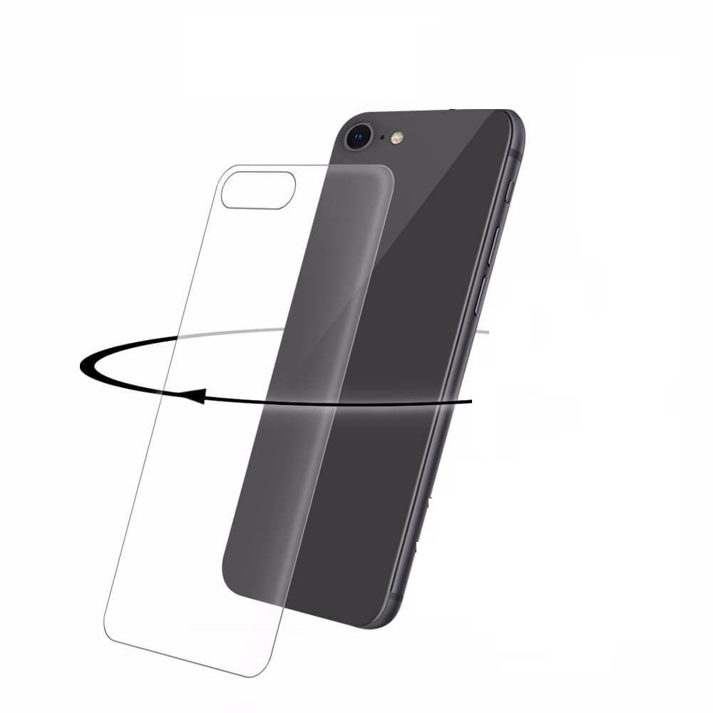 Калено стъклено защитно покритие за задната част на iPhone 8, iPhone 7 - Eiger 3D Back Glass (прозрачен) | JAR Computers Калено стъклено защитно покритие за задната част на iPhone 8, iPhone 7 - Eiger 3D Back Glass (прозрачен)
