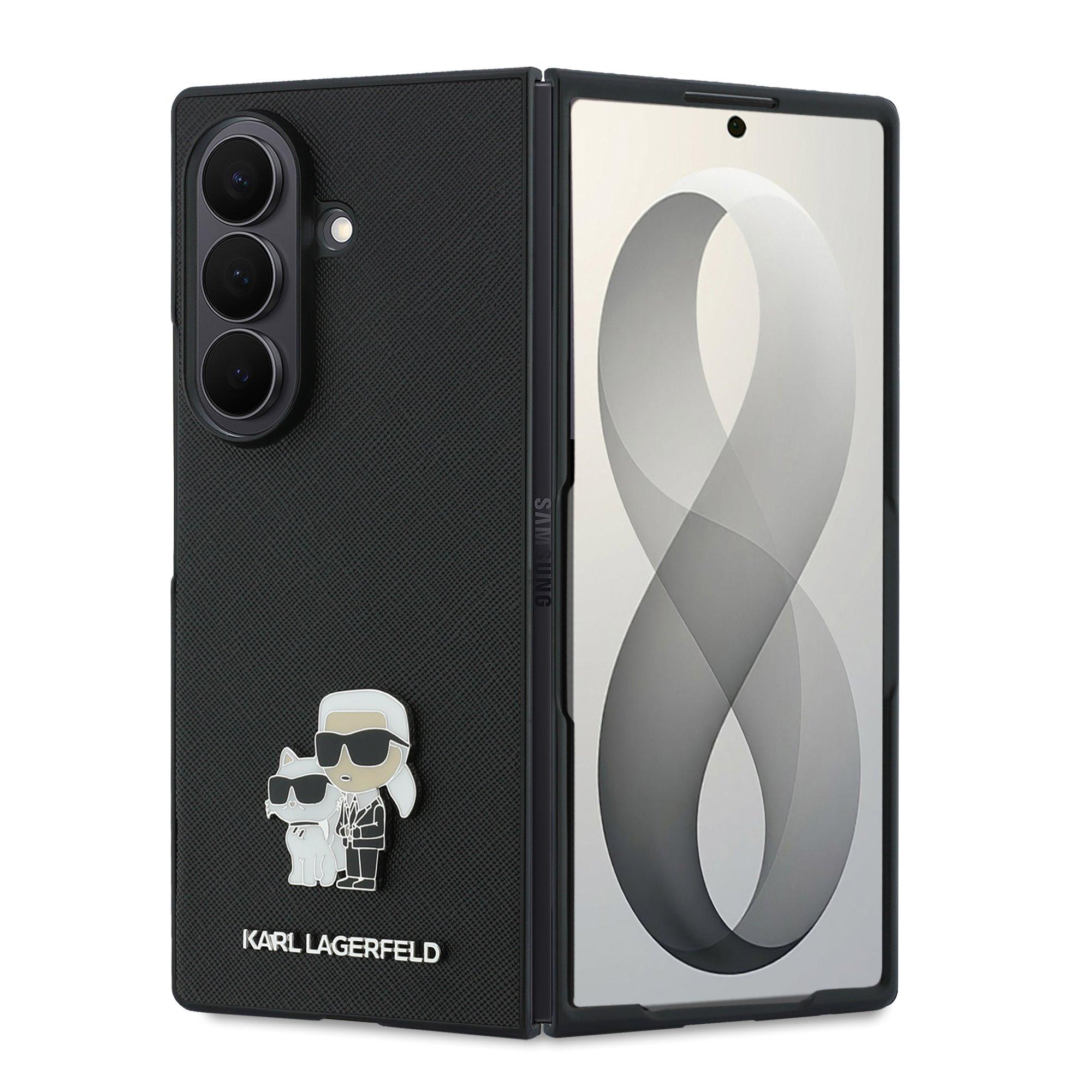 Karl Lagerfeld Калъф Samsung Z Fold 8 Ultra, PU Saffiano Karl and Choupette, черен - KLHCZFD8SAPKCNPK | JAR Computers Karl Lagerfeld Калъф Samsung Z Fold 8 Ultra, PU Saffiano Karl and Choupette, черен - KLHCZFD8SAPKCNPK