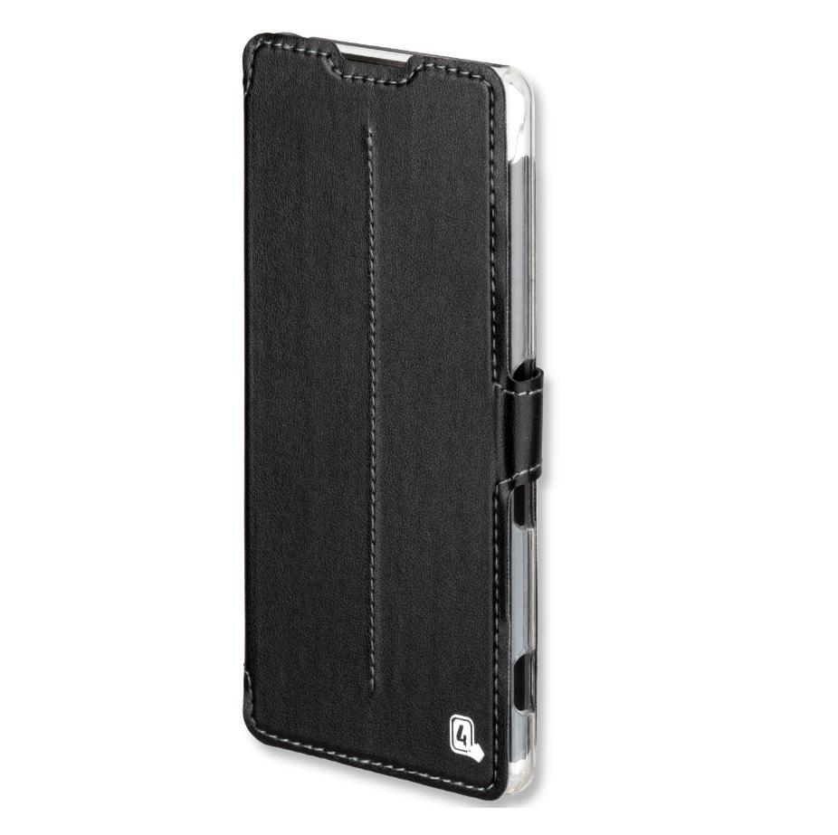 Кожен калъф с поставка и отделение за кр. карта за Huawei Nova 2 - 4smarts Supremo Book Flip Case (черен) | JAR Computers Кожен калъф с поставка и отделение за кр. карта за Huawei Nova 2 - 4smarts Supremo Book Flip Case (черен)