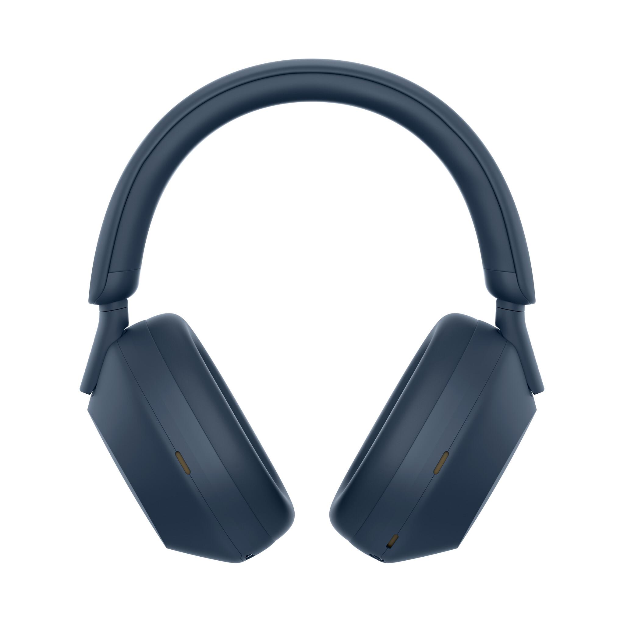 Sony WH-1000XM5 Слушалки Жична и безжична Лента за глава Обаждания/музика Bluetooth Син