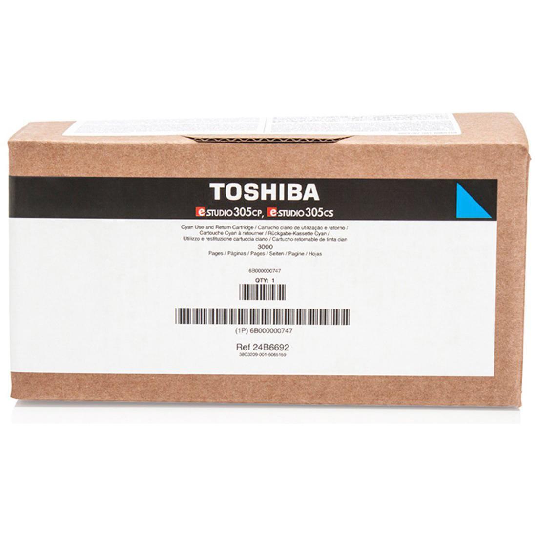 Тонер касета за Toshiba E-Studio 305CS/305CP/306CS - Toner T-305PC-R (T305PCR) / 6B000000746 - Cyan - 6B000000747 - PN 6B000000746 | JAR Computers Тонер касета за Toshiba E-Studio 305CS/305CP/306CS - Toner T-305PC-R (T305PCR) / 6B000000746 - Cyan - 6B000000747 - PN 6B000000746