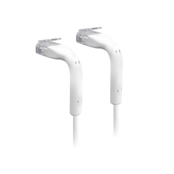 Ubiquiti U-CABLE-PATCH-1M-RJ45 мрежов кабел Бяла 1 м Cat6 Плосък