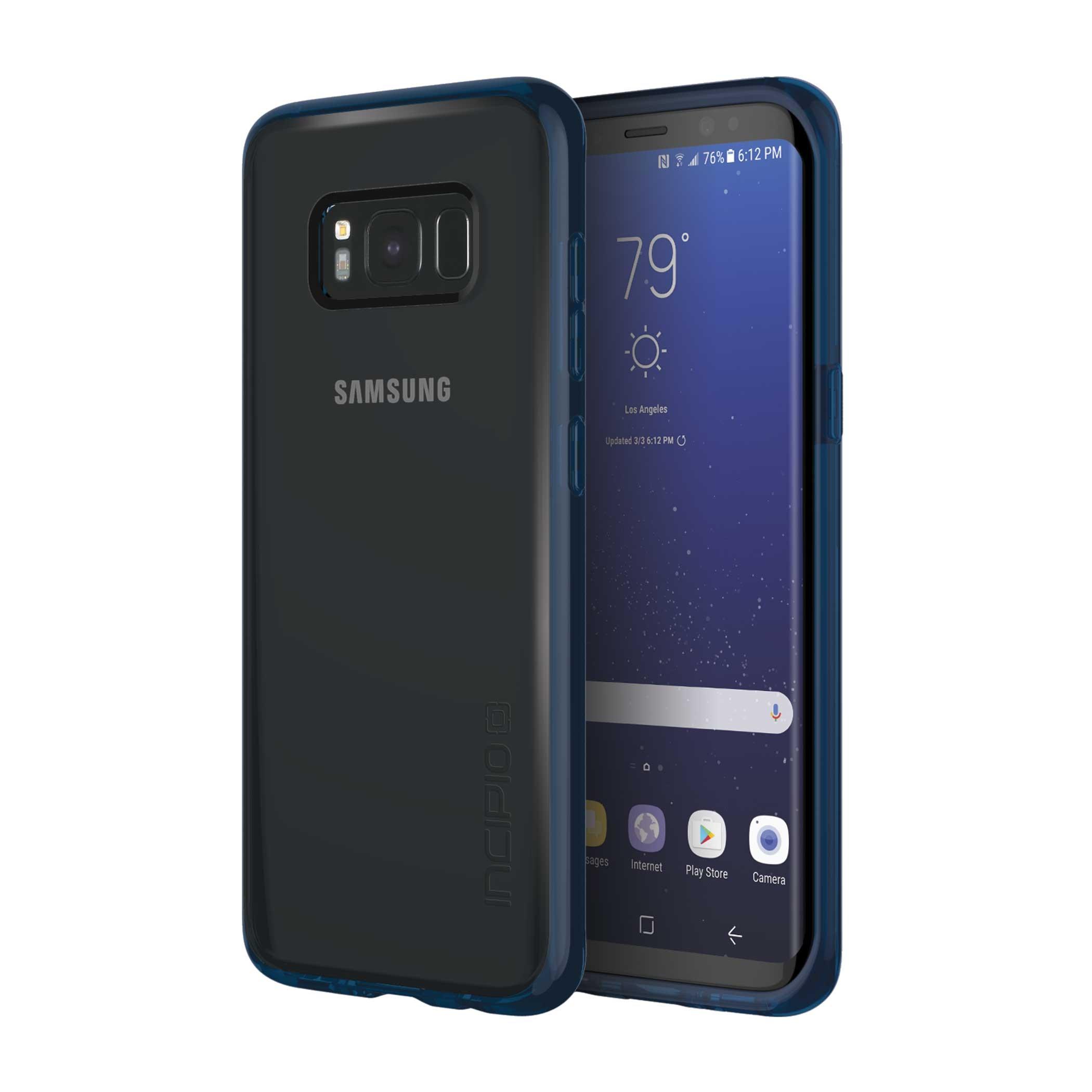 Удароустойчив хибриден кейс за Samsung Galaxy S8 - Incipio Octane Pure Case (син-прозрачен) | JAR Computers Удароустойчив хибриден кейс за Samsung Galaxy S8 - Incipio Octane Pure Case (син-прозрачен)