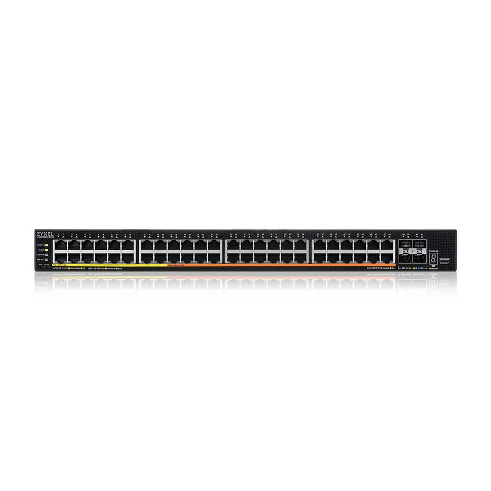 ZyXEL XMG2230-52HP, L3 Access Switch,  16x 2.5G, 32x 1G,  AC:960W PoE , DC:2400W PoE, 4 x SFP+ Uplink, incl 1 yr NebulaFlex Pro