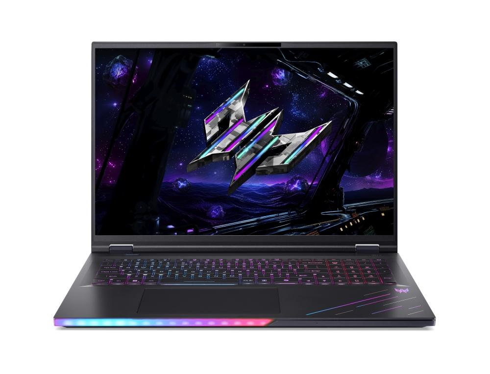 Acer Predator Helios 18 AI, PH18-I71-993P, (Core Ultra 9 290HX Plus up to 5.5GHz, 36MB), 18" WQUXGA (3840x2400) Mini LED 120Hz IPS, 96GB (2*48GB) DDR5, 2048GB PCIe Gen5 SSD, NVIDIA GeForce RTX 5090 24GB GDDR7, WiFi 7, FHD Cam, Copilot+ ready, Win 11 PRO