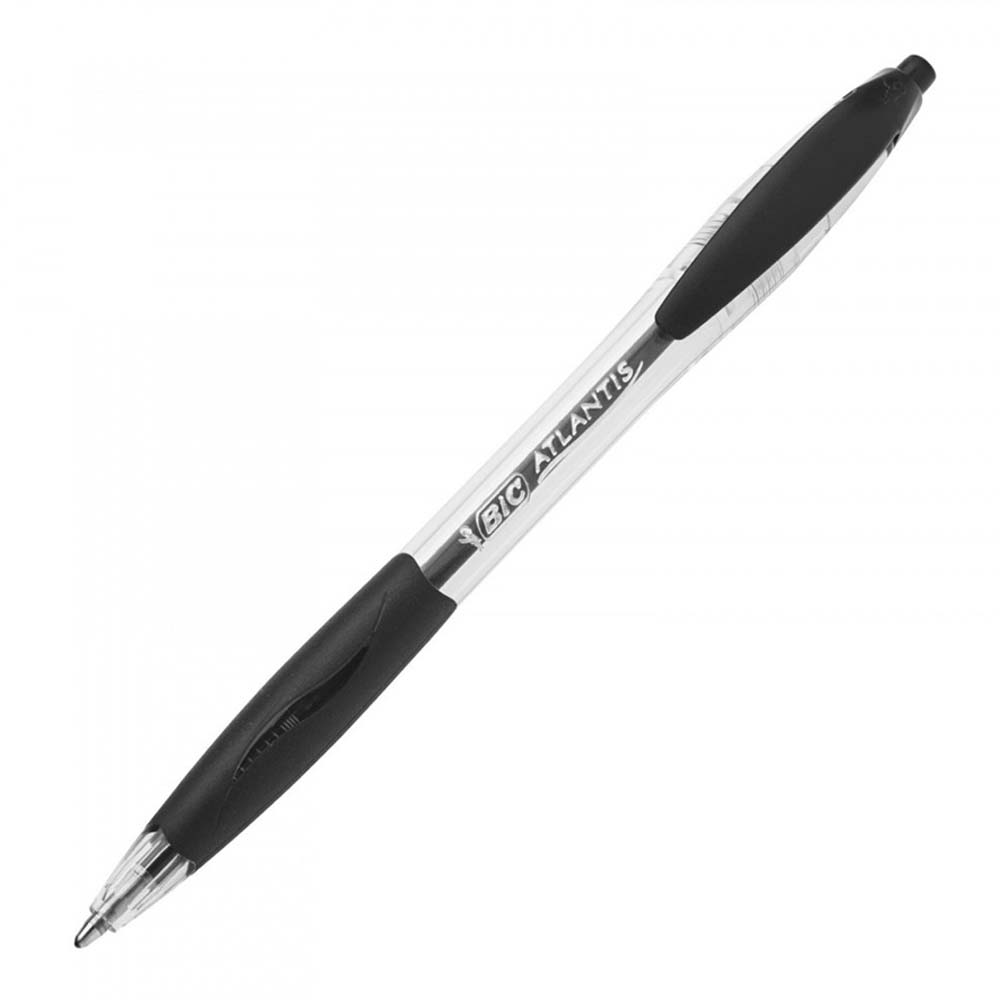 Bic Pen Ballpoint 1.0mm Black Atlantis Classic (887132) (BIC887132) | JAR Computers Bic Pen Ballpoint 1.0mm Black Atlantis Classic (887132) (BIC887132)