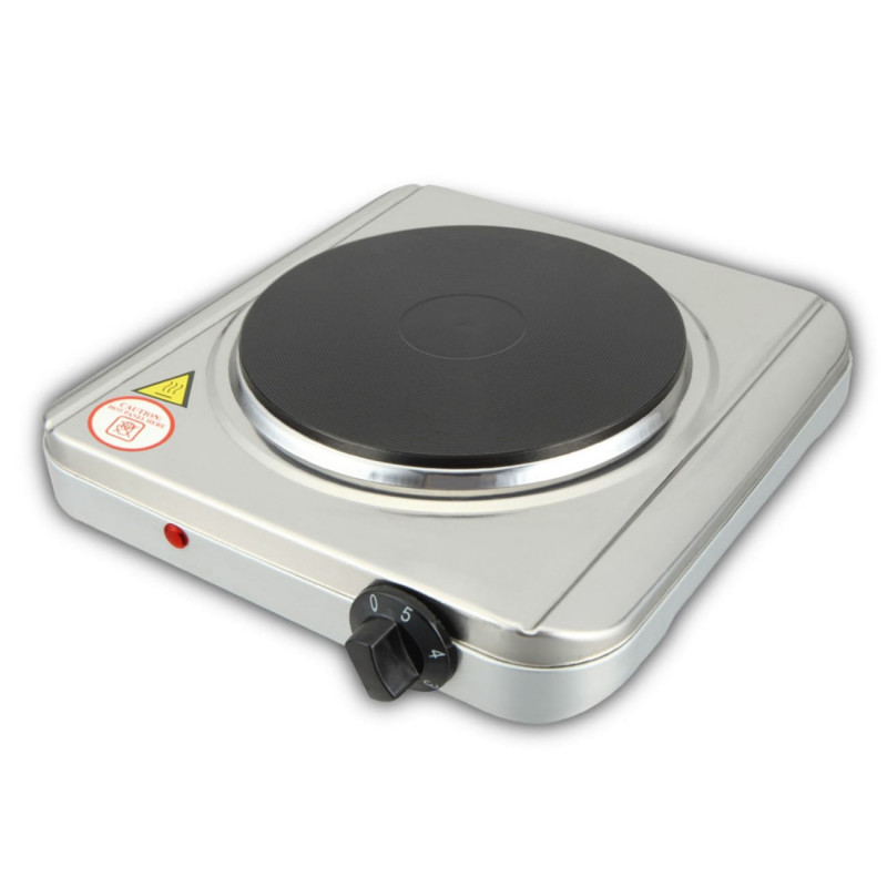 Електрически котлон Rosberg R51445B, 1500 W, Термостат, Ø185 мм, Сребрист