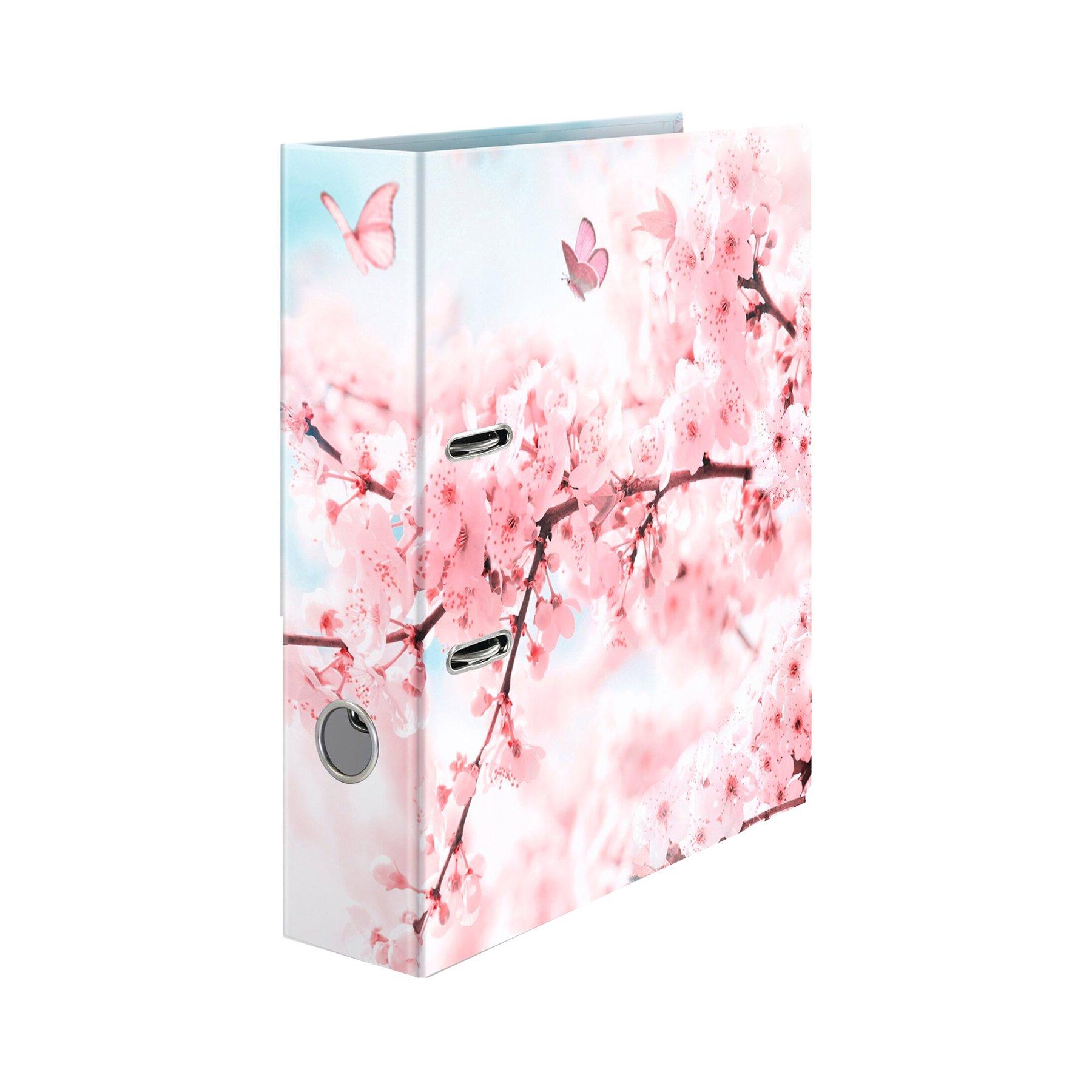 Herma Класьор Flowers, 7 cm, вишнев | JAR Computers Herma Класьор Flowers, 7 cm, вишнев