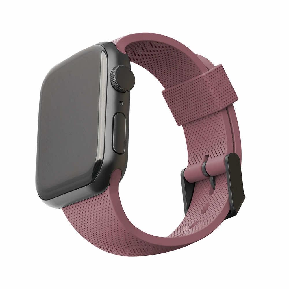 Изключително здрава силиконова каишка за Apple Watch 42мм, 44мм, 45мм - Urban Armor Gear U Dot Silicone Strap (розов) | JAR Computers Изключително здрава силиконова каишка за Apple Watch 42мм, 44мм, 45мм - Urban Armor Gear U Dot Silicone Strap (розов)