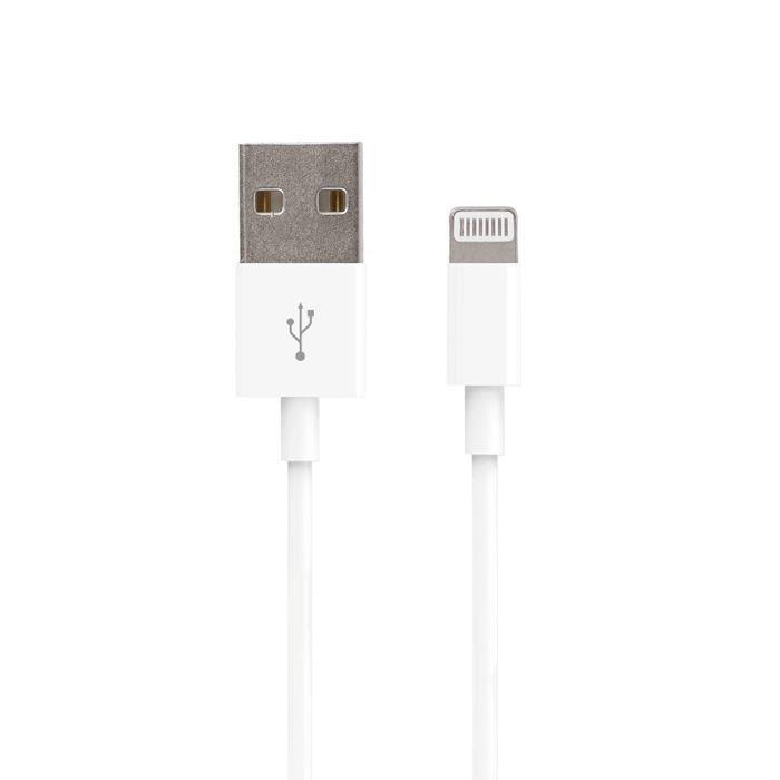 Кабел данни за Apple, Lightning, Бял | JAR Computers Кабел данни за Apple, Lightning, Бял