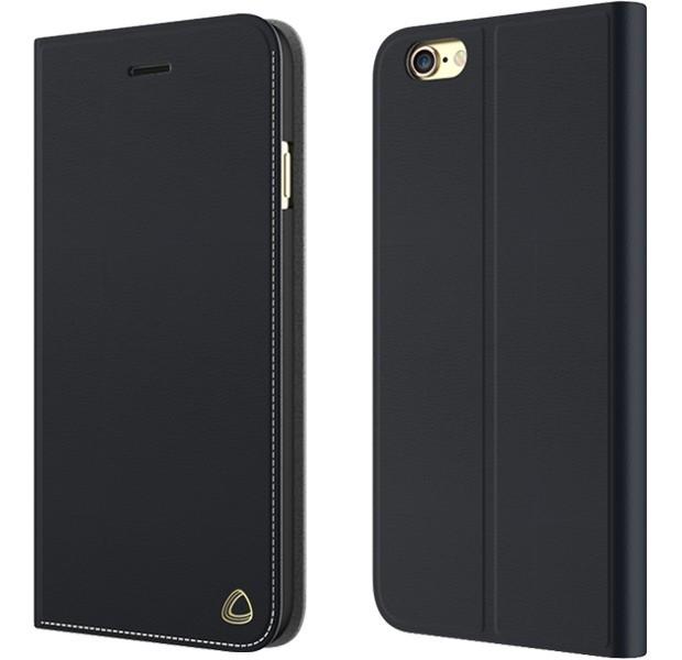 Кожен калъф (естествена кожа) с поставка за iPhone 8, iPhone 7 - OCCA Jacket Collection Genuine Leather (черен) | JAR Computers Кожен калъф (естествена кожа) с поставка за iPhone 8, iPhone 7 - OCCA Jacket Collection Genuine Leather (черен)