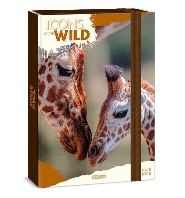 Кутия с ластик А4 Icons of the Wild - Giraffes кутия с ластик А4 | JAR Computers Кутия с ластик А4 Icons of the Wild - Giraffes кутия с ластик А4