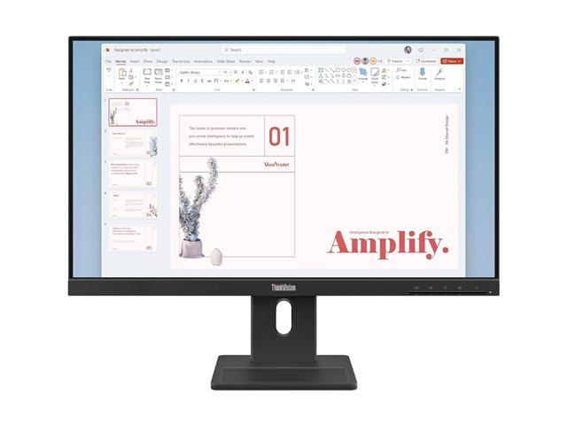 LENOVO ThinkVision E24-40 23.8inch IPS 16:9 1920x1080 100Hz 250cd/m2 1300:1 4ms 1xHDMI 1.4 1xDP 1.2 1xVGA 99 sRGB 2Wx2 3Y | JAR Computers LENOVO ThinkVision E24-40 23.8inch IPS 16:9 1920x1080 100Hz 250cd/m2 1300:1 4ms 1xHDMI 1.4 1xDP 1.2 1xVGA 99 sRGB 2Wx2 3Y