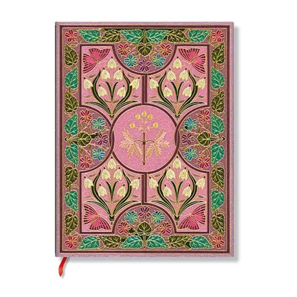 Paperblanks Тефтер Mimosa, Ultra, широки редове, мека корица, 88 листа