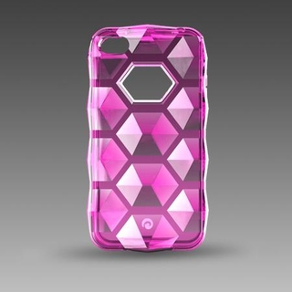 Силиконов кейс за iPhone 4 - Pinlo Rockstone (розов) | JAR Computers Силиконов кейс за iPhone 4 - Pinlo Rockstone (розов)