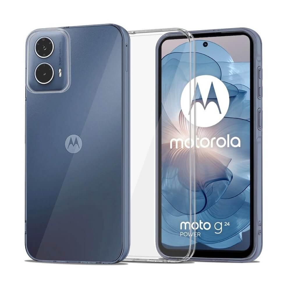 Силиконов (TPU) калъф за Motorola Moto G24, Moto G24 Power, Moto G04 - Tech-Protect FlexAir Plus Case (прозрачен) | JAR Computers Силиконов (TPU) калъф за Motorola Moto G24, Moto G24 Power, Moto G04 - Tech-Protect FlexAir Plus Case (прозрачен)