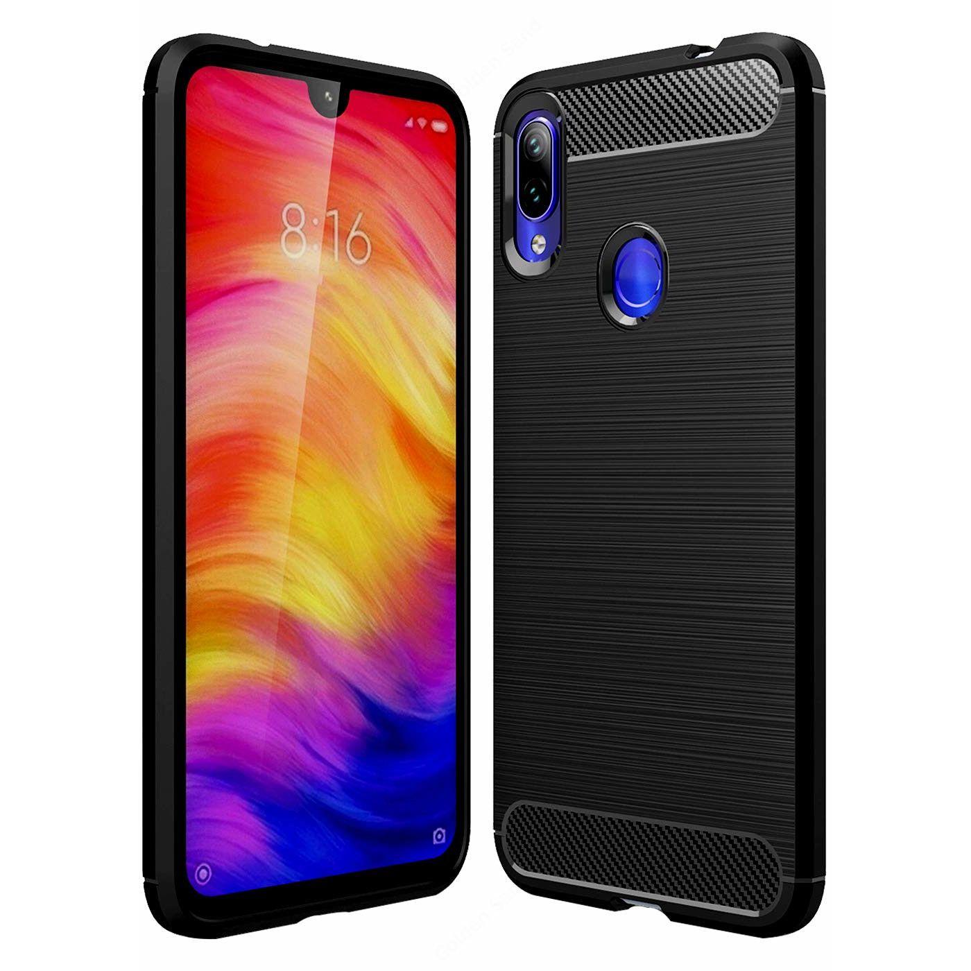 Силиконов (TPU) калъф за Xiaomi RedMi Note 7, Note 7 Pro - Carbon TPU Case (черен) | JAR Computers Силиконов (TPU) калъф за Xiaomi RedMi Note 7, Note 7 Pro - Carbon TPU Case (черен)