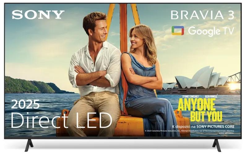 Sony K-65S35 65" 4K HDR TV BRAVIA 3 ,Direct LED,4K HDR Processor X1 ,Triluminos PRO, Live Colour,Dynamic Contrast Enhancer,Motionflow XR 200/240 Hz,X-Balanced Speaker,Dolby Atmos,DVB-C / DVB-T/T2 / DVB-S/S2,4xHDMI,2xUSB,Android TV, Google TV | JAR Computers Sony K-65S35 65" 4K HDR TV BRAVIA 3 ,Direct LED,4K HDR Processor X1 ,Triluminos PRO, Live Colour,Dynamic Contrast Enhancer,Motionflow XR 200/240 Hz,X-Balanced Speaker,Dolby Atmos,DVB-C / DVB-T/T2 / DVB-S/S2,4xHDMI,2xUSB,Android TV, Google TV