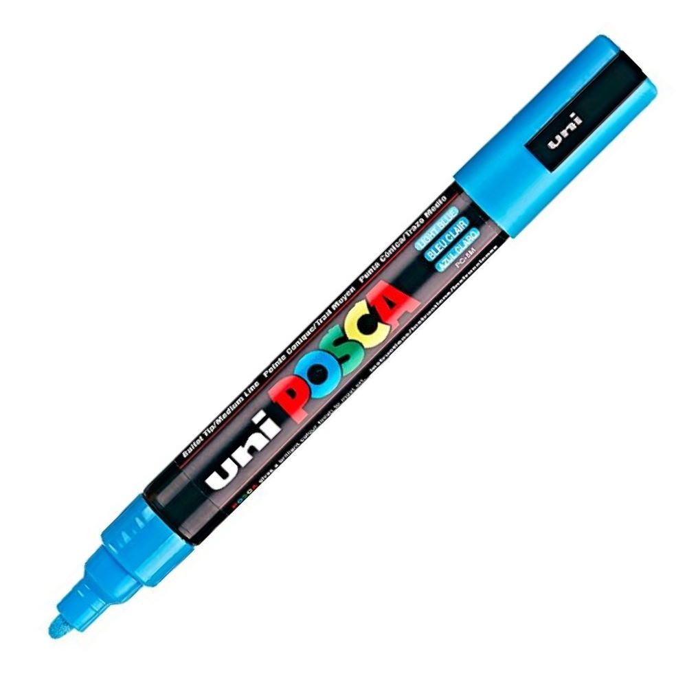 Uni-Ball Markers Posca Pc-5M Medium Light Blue (PC5MMLBL) (UNIPC5MMLBL)