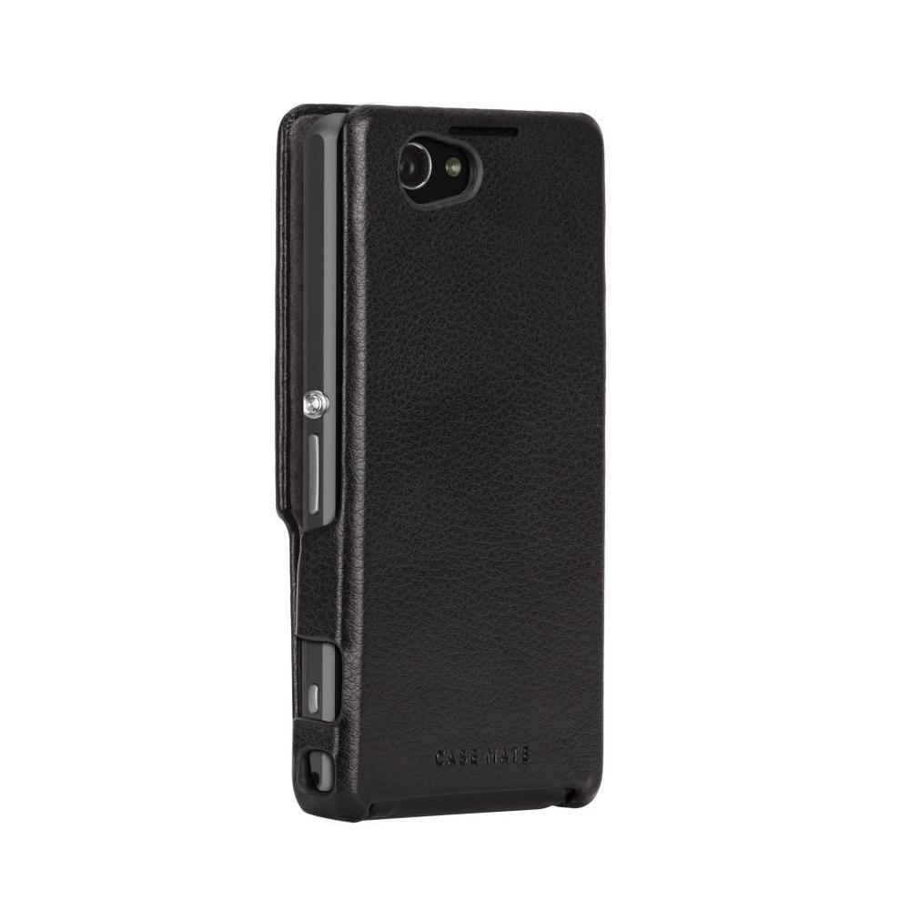 Вертикален кожен флип калъф за Sony Xperia Z1 Compact - CaseMate Signature Flip | JAR Computers Вертикален кожен флип калъф за Sony Xperia Z1 Compact - CaseMate Signature Flip