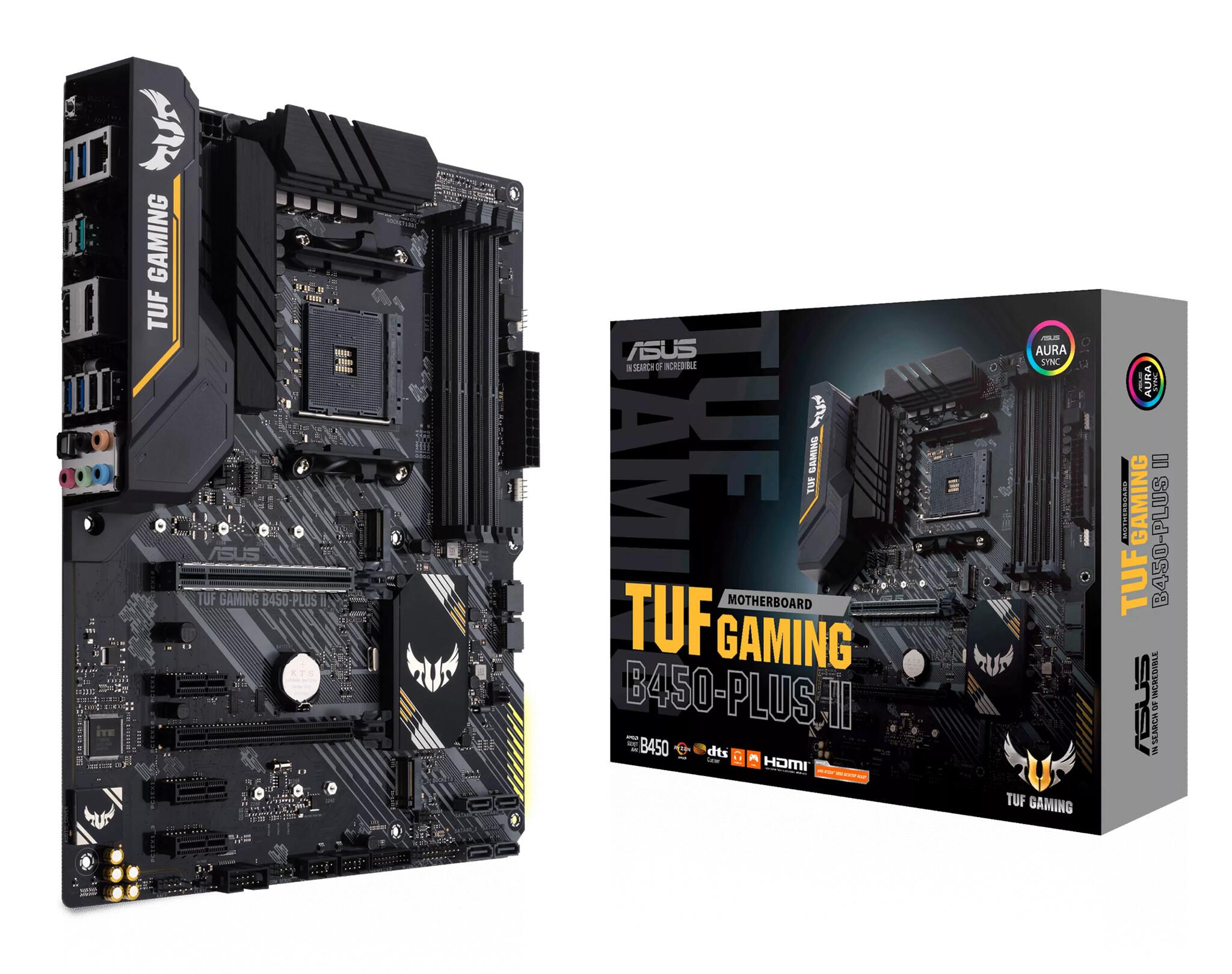 ASUS TUF GAMING B450-PLUS II AMD B450 Гнездо AM4 ATX | JAR Computers ASUS TUF GAMING B450-PLUS II AMD B450 Гнездо AM4 ATX