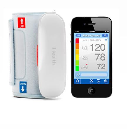 Безжично устройство за мерене на кръвното налягане за iPhone, iPad и iPod - iHealth Wireless Blood Pressure Monitor BP5 | JAR Computers Безжично устройство за мерене на кръвното налягане за iPhone, iPad и iPod - iHealth Wireless Blood Pressure Monitor BP5