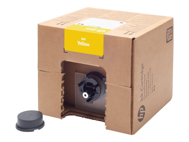 HP 869 3L Yellow PageWide XL Pro Ink Cartridge | JAR Computers HP 869 3L Yellow PageWide XL Pro Ink Cartridge