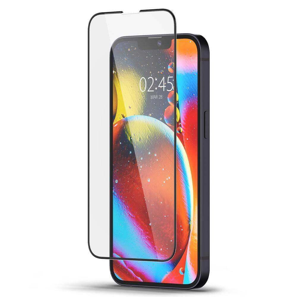 Калено стъклено защитно покритие за целия дисплей на iPhone 13, iPhone 13 Pro - Devia Van Series Full Cover Tempered Glass (черен-прозрачен) | JAR Computers Калено стъклено защитно покритие за целия дисплей на iPhone 13, iPhone 13 Pro - Devia Van Series Full Cover Tempered Glass (черен-прозрачен)