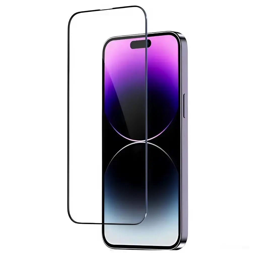Калено стъклено защитно покритие за дисплея на iPhone 15 Plus - Sunix 6D Full Screen Protecor | JAR Computers Калено стъклено защитно покритие за дисплея на iPhone 15 Plus - Sunix 6D Full Screen Protecor