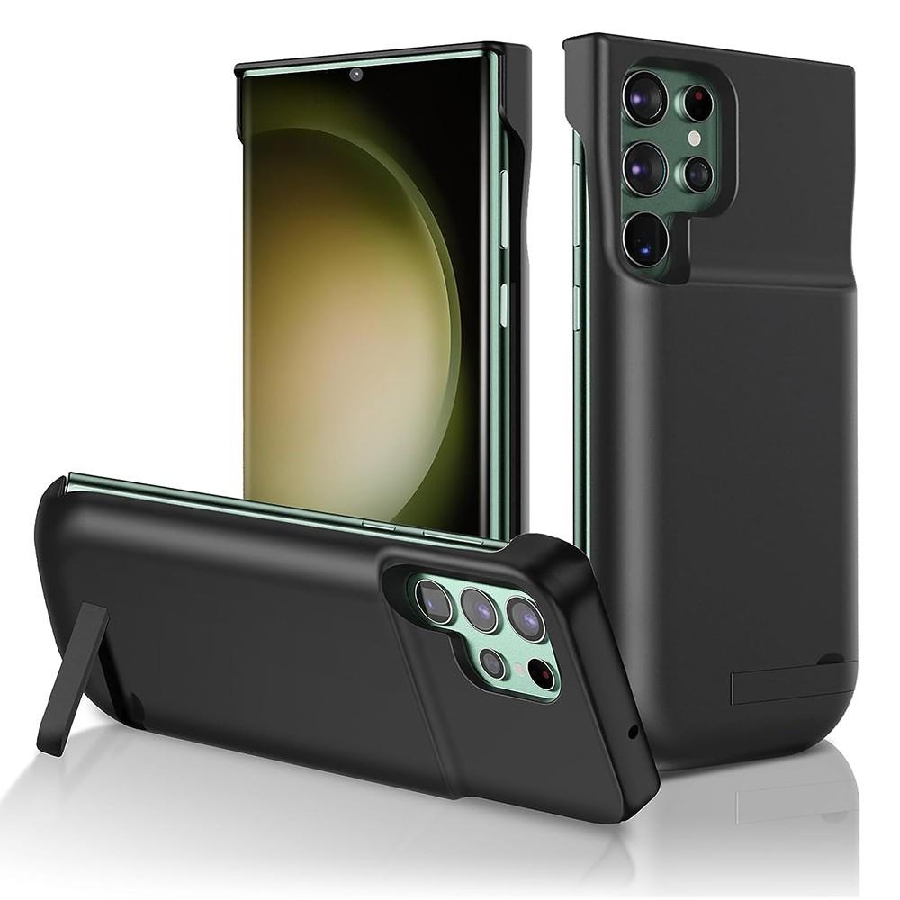 Кейс с вградена батерия за Samsung Galaxy S23 Ultra - Techsuit Power Pro Battery Case 6000mAh (черен) | JAR Computers Кейс с вградена батерия за Samsung Galaxy S23 Ultra - Techsuit Power Pro Battery Case 6000mAh (черен)