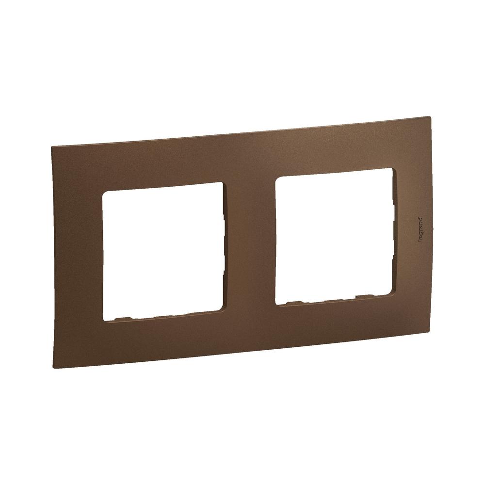Рамка 2x Бронз - Legrand Niloe New NP112DB | JAR Computers Рамка 2x Бронз - Legrand Niloe New NP112DB